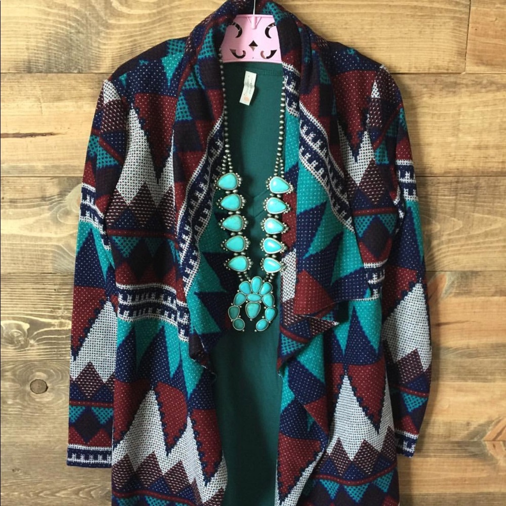 Aztec cardigan